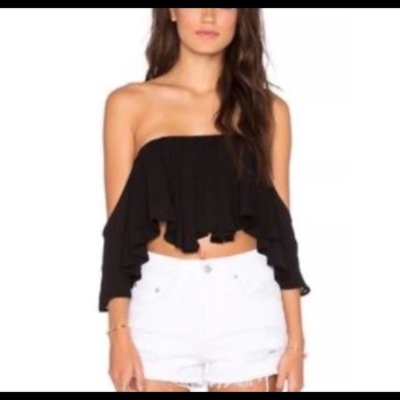 🌞 Surf Gypsy Off-shoulder Flowy Top - Picture 1 of 4